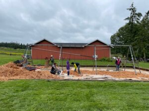 Greenbank Farm playground volunteers